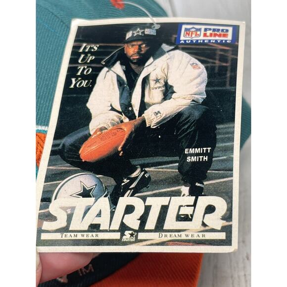 Miami Dolphins Starter Hat Vintage 90s NFL Snapback Don Shula Signed Tags - Picture 3 of 7